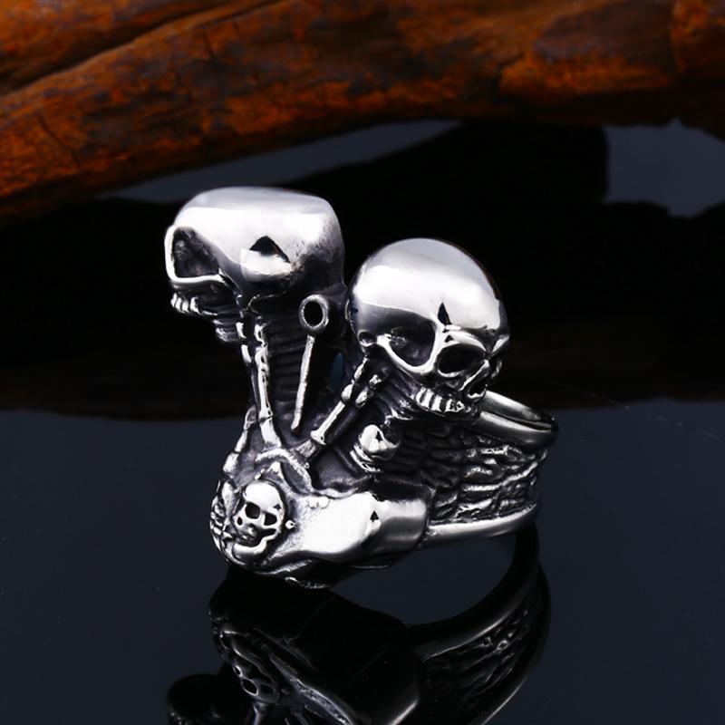 Biker Ring Ghostrider