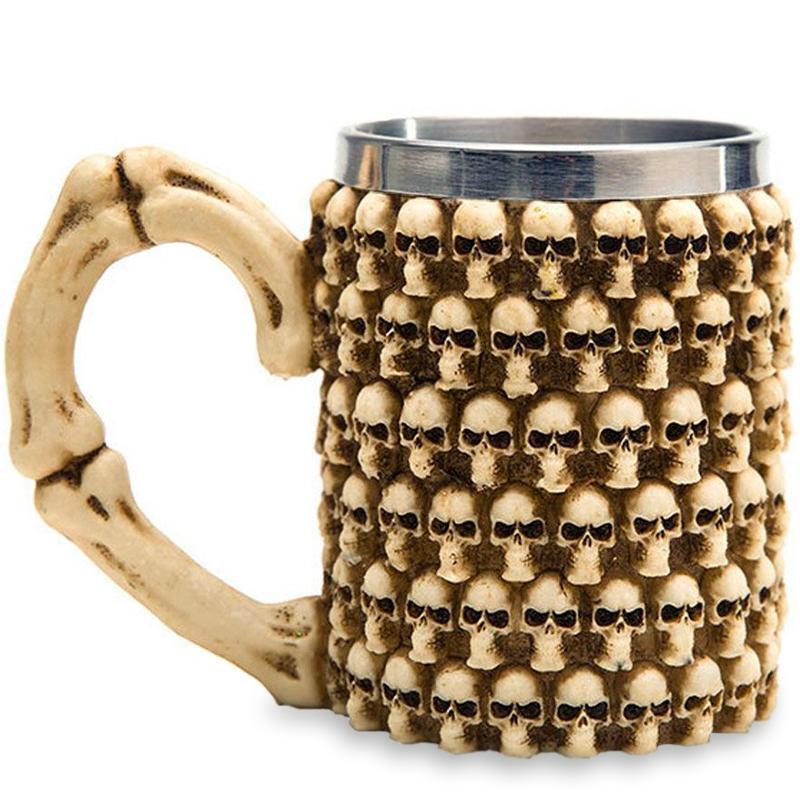 Gotisk Dödskallemugg