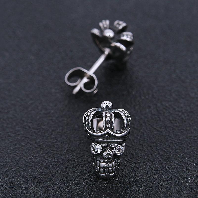 Dödskalle Kung Örhängen