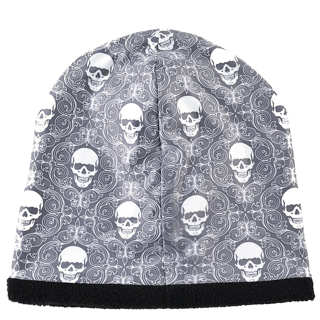 Mössa Med Vita Kranium