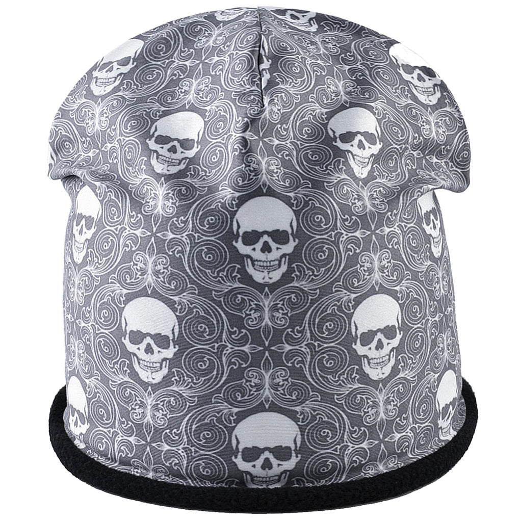 Vintermössa Med Vita Dödskallar