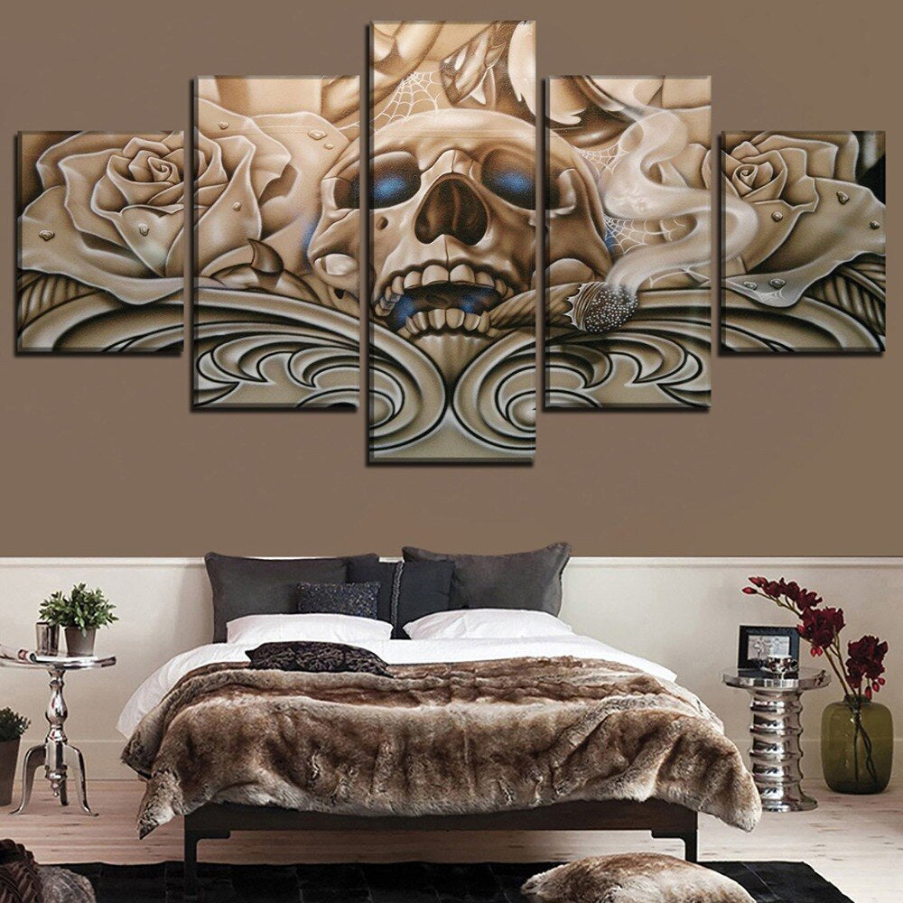 Gudfadern Dödskalle Tavla