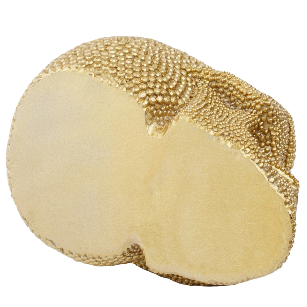 Dödskalle Prydnad Guld