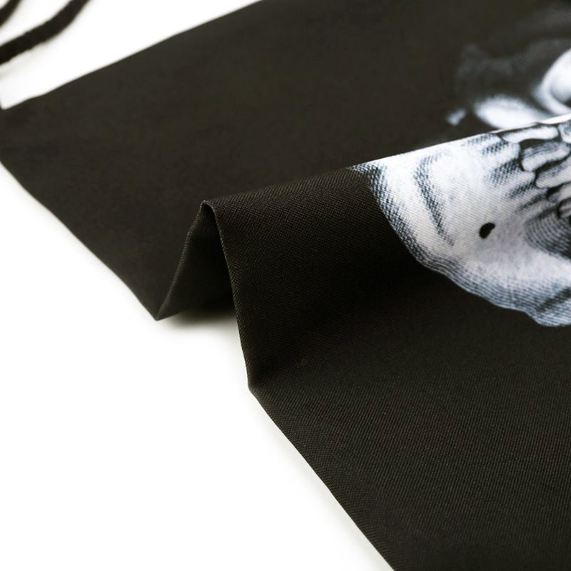 Svart Dödskalle Träningspåse