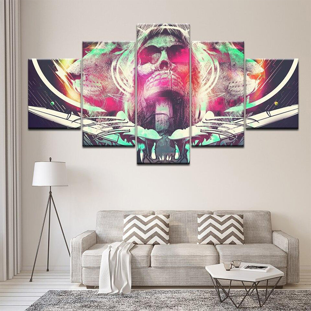 Dödskalle Tavla LSD