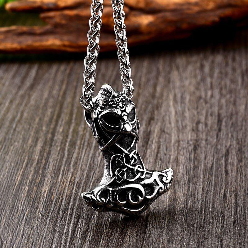 Halsband Thors Hammer Stål