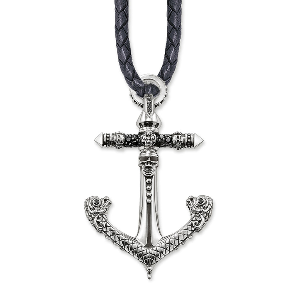 Halsband Dödskalle Ankare