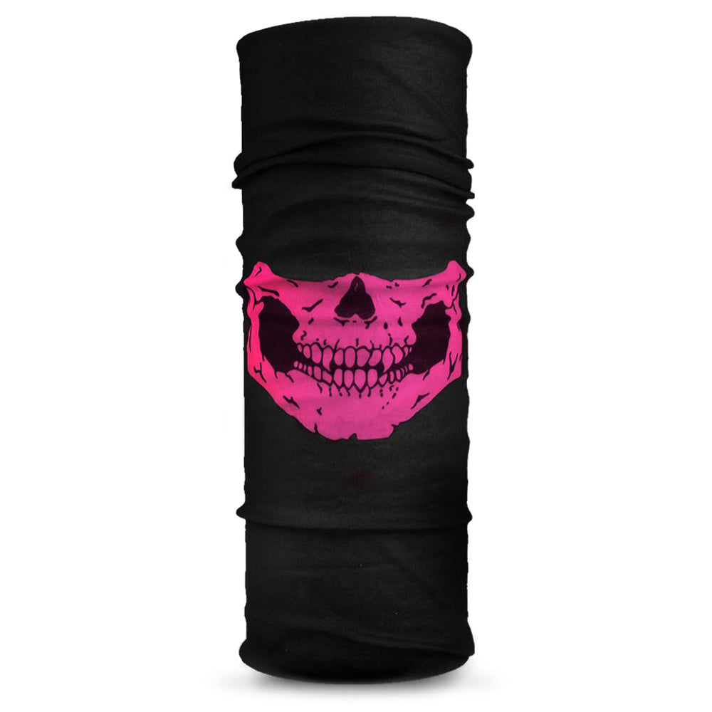 Halsvärmare Med Rosa Dödskalle