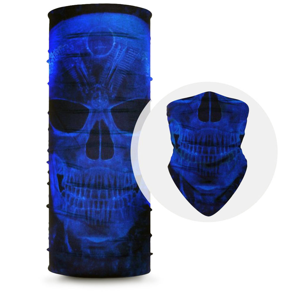 Halsvärmare Mörkblå Dödskalle