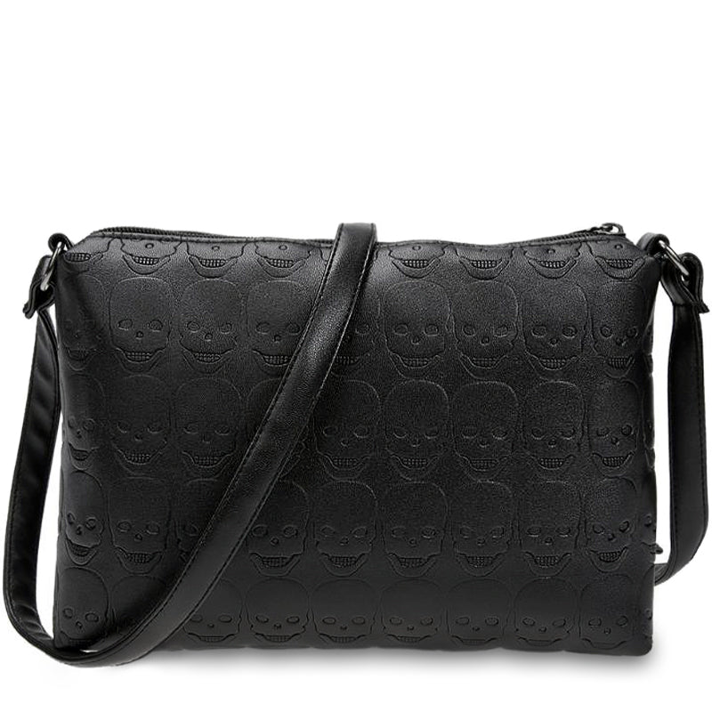 Tuff Handväska Med Dödskallar