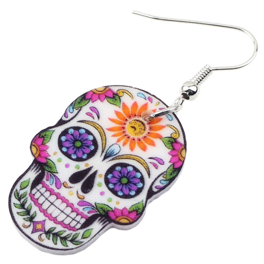 Hängande Örhängen Mexikanska Dödskallar