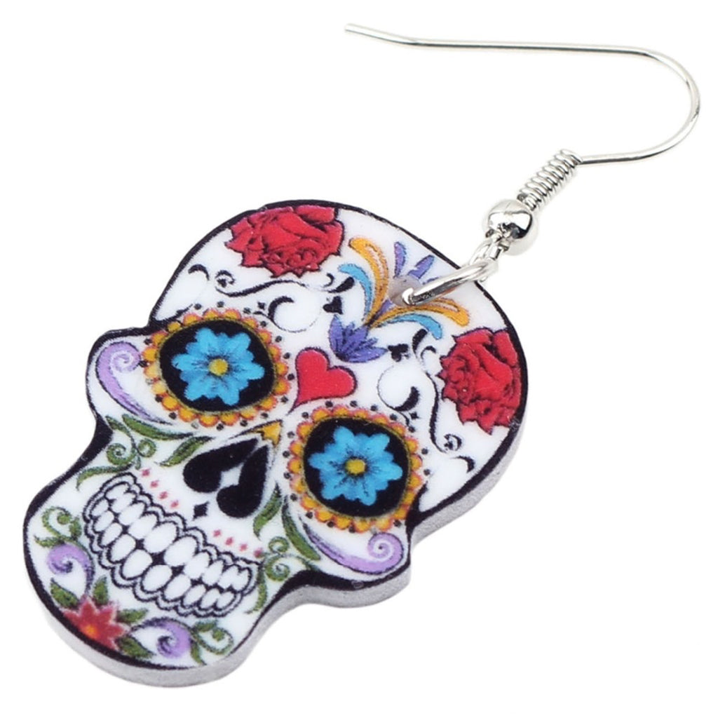 Hängande Örhänge Sugar Skull