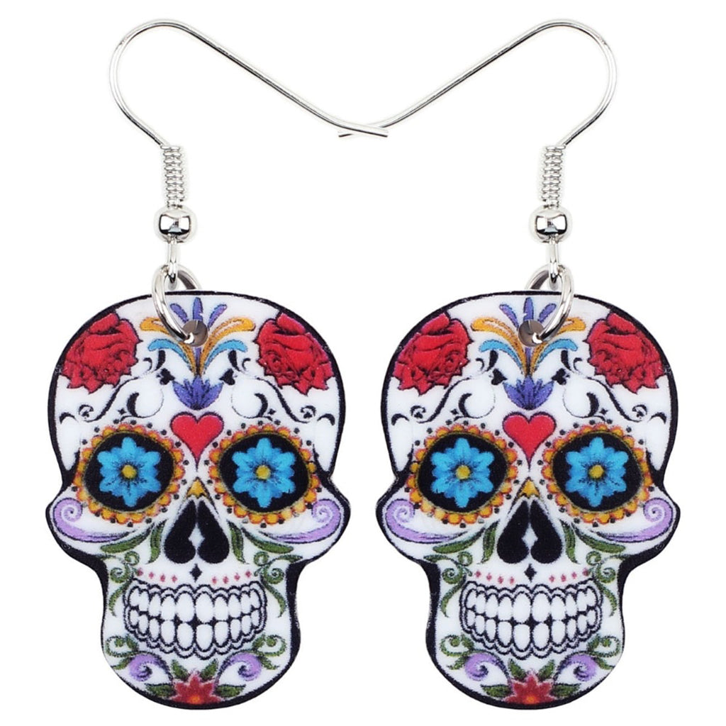 Hängande Örhängen Sugar Skull