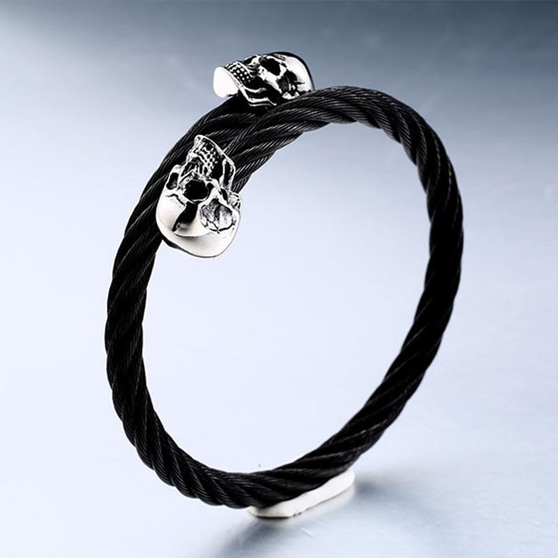 Dödskalle Armband Stål