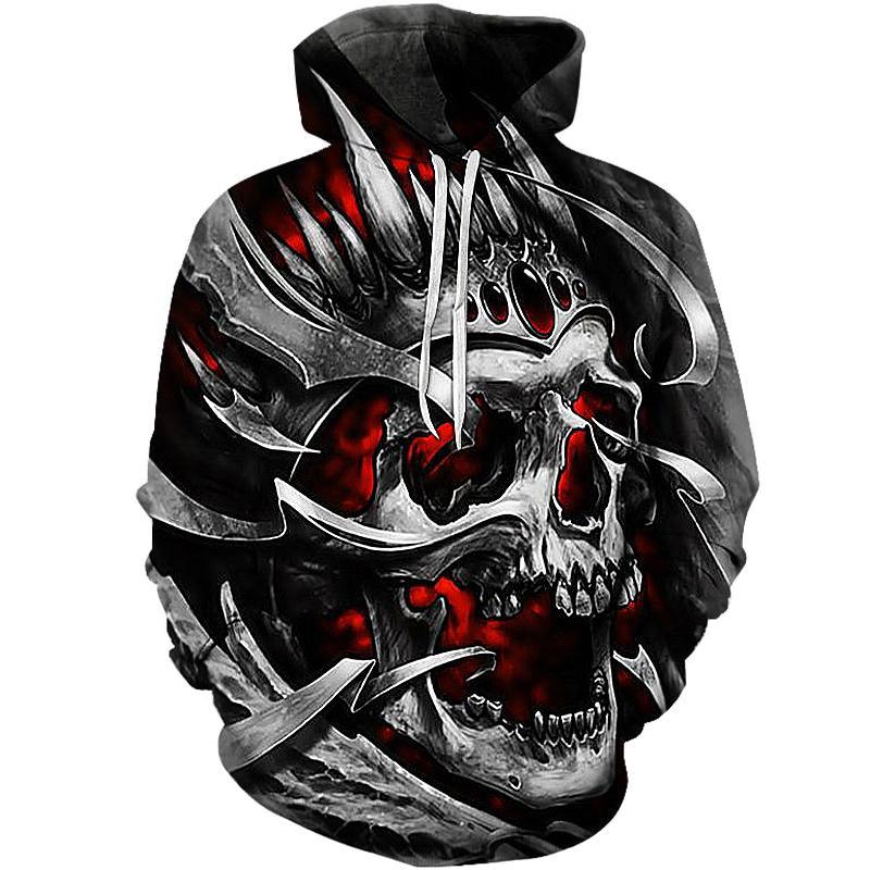 Heavy Metal Dödskalle Tröja