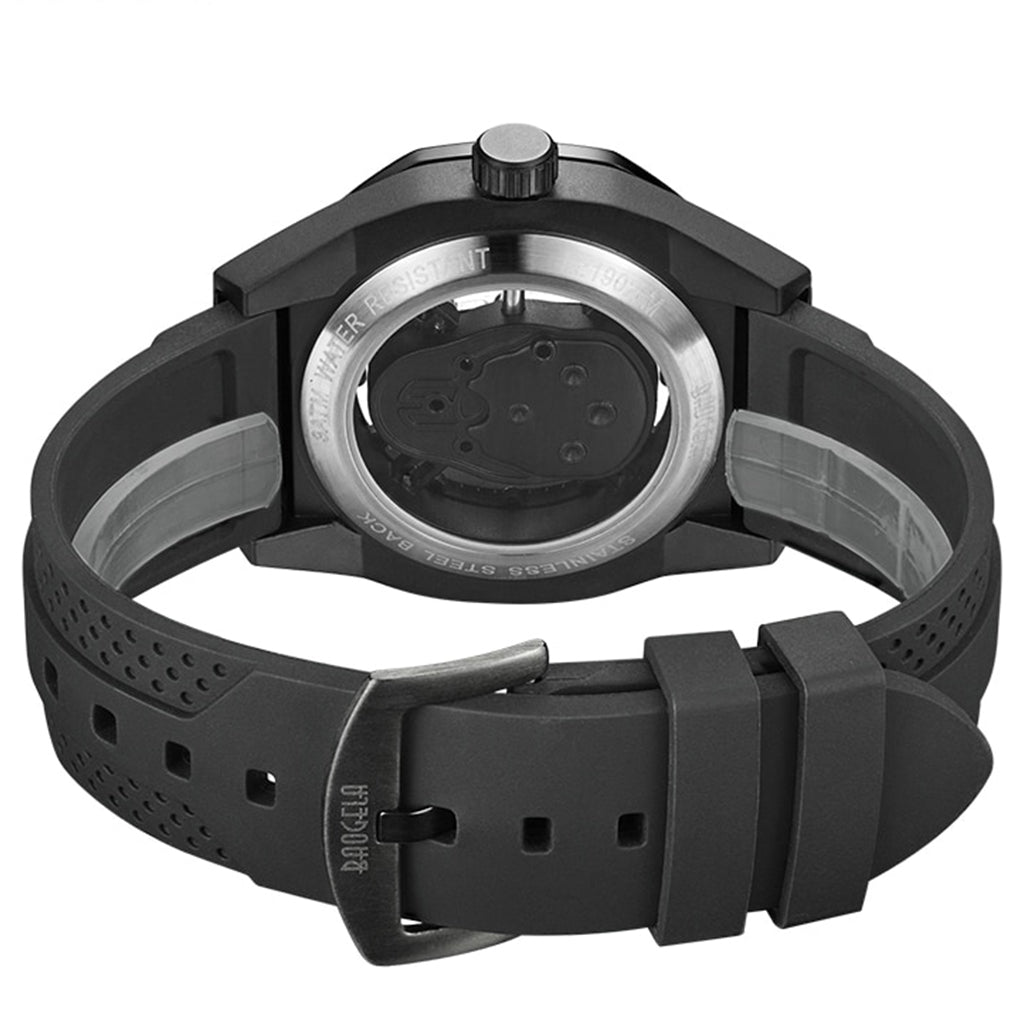 Helsvart Klocka Dödskalle