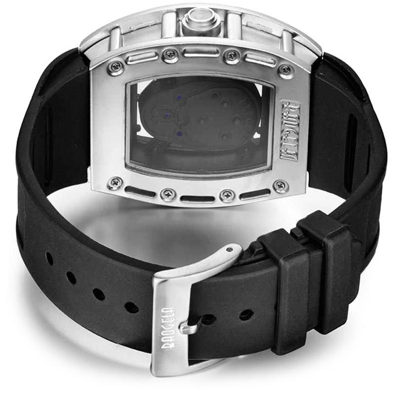 Dödskalle Klocka Med Gummiarmband