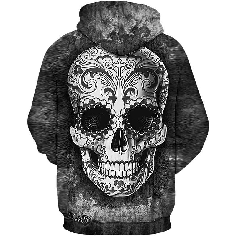 Hoodie Calavera Dödskalle