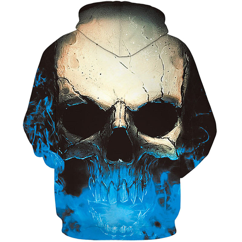 Hardcore Dödskalle Hoodie