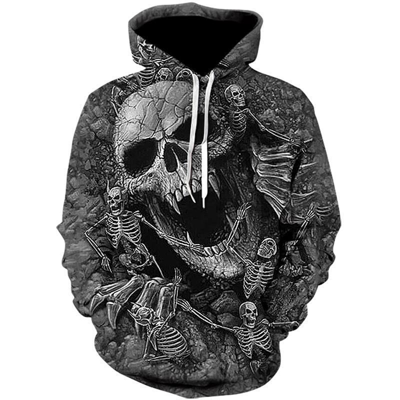 Hoodie Skelett
