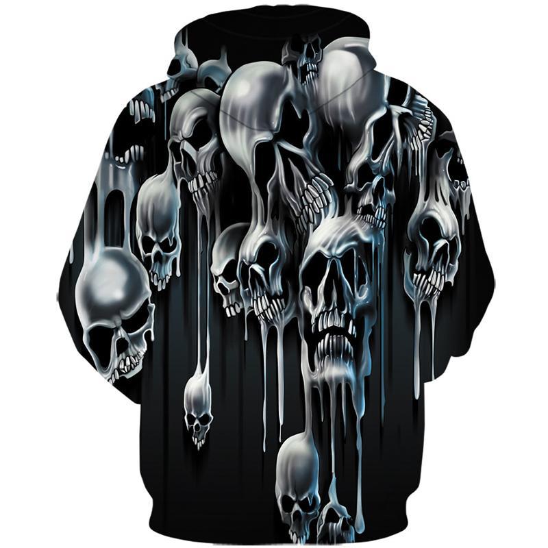 Hoodie Droppande Kranium