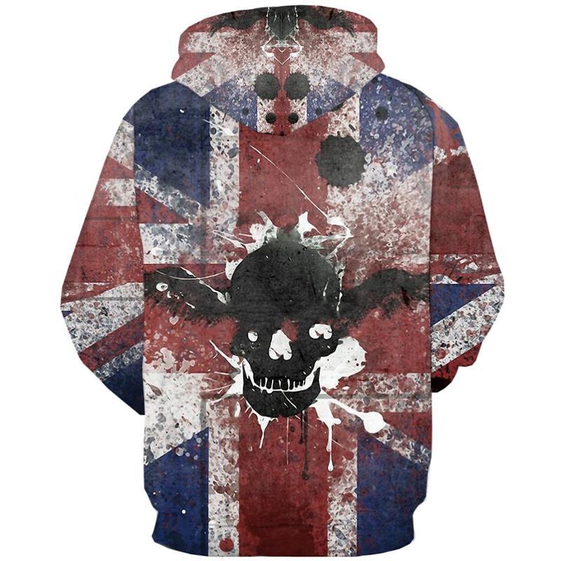 Hoodie Englands Flagga