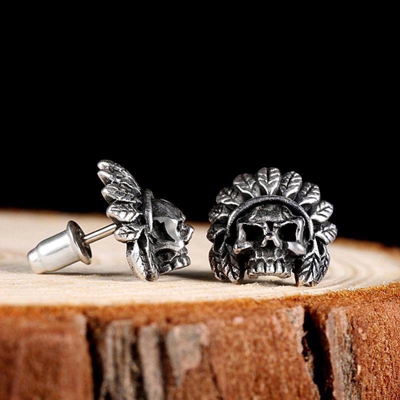 Örhängen Indianer Silver