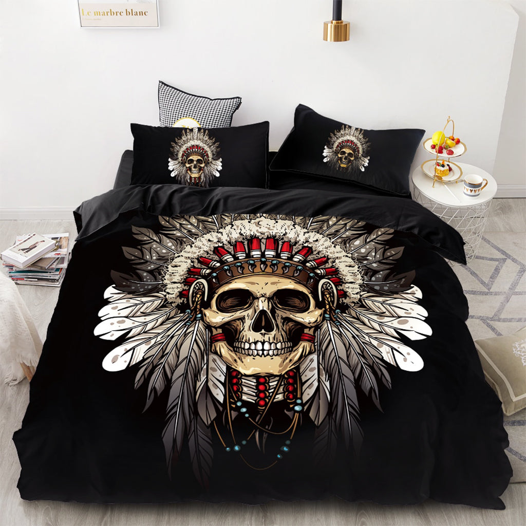 Indian Dödskalle Bäddset