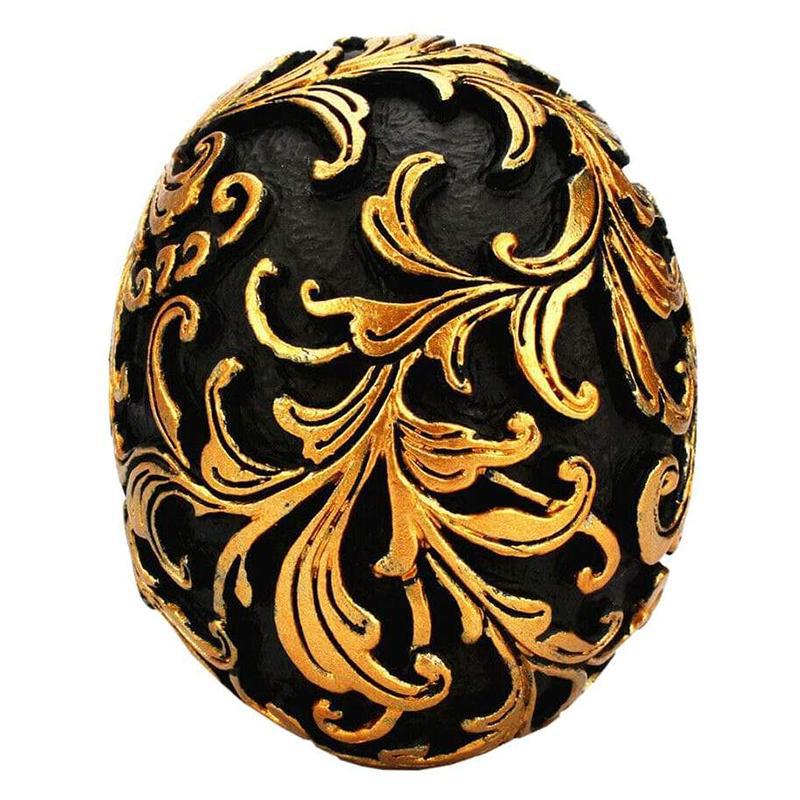 Dödskalle Inredning Guld