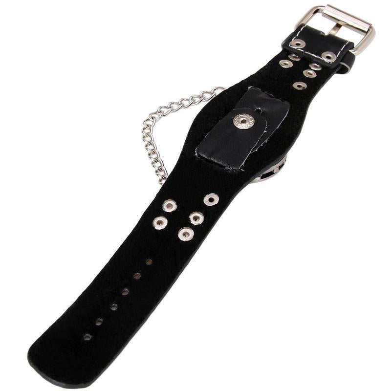 Läderarmband Klocka