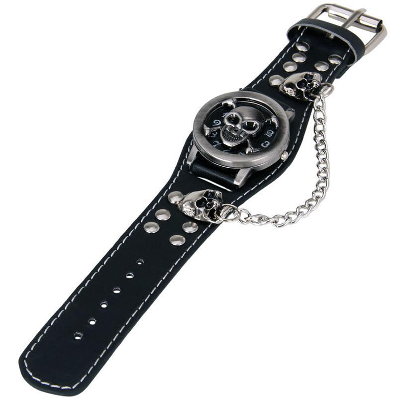 Dödskalle Klocka Herr