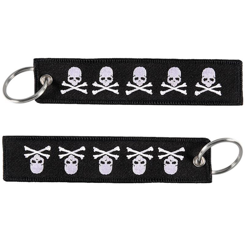 Jolly Roger Nyckelring Tyg