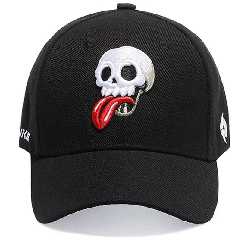 Keps Dödskalle Tunga