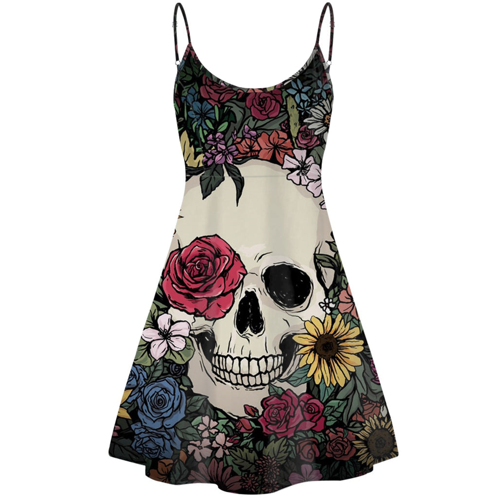 Klänning Med Dödskalle