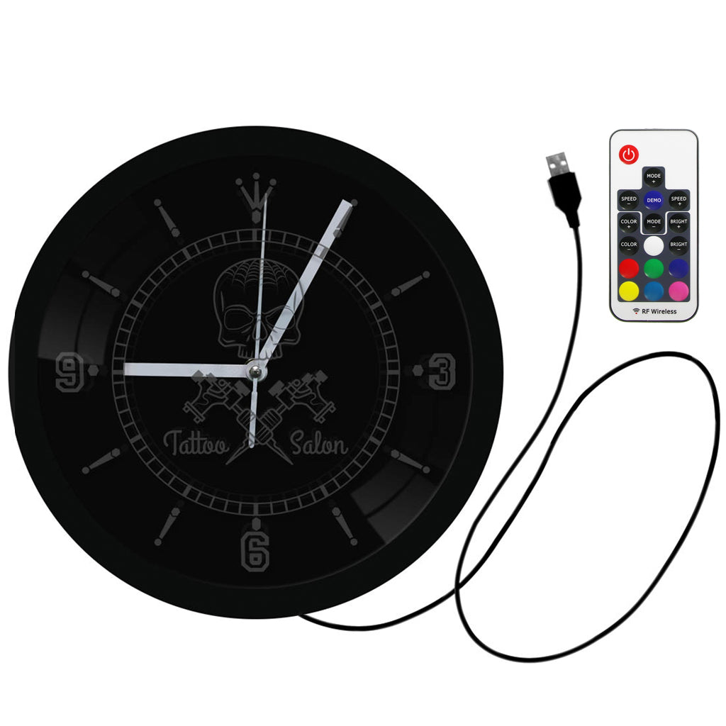 Dödskalle Väggklocka