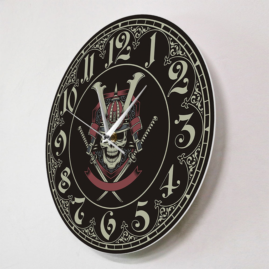 Klocka Samurai Dödskalle