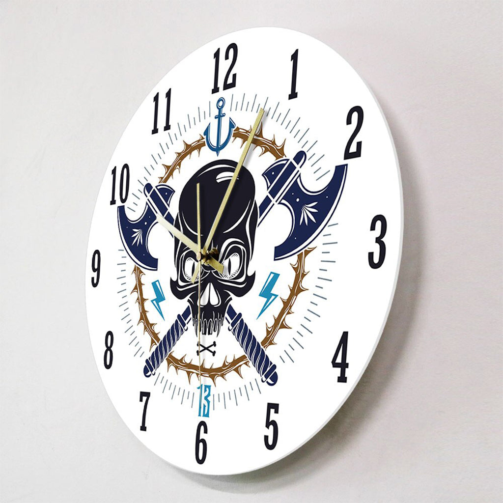 Viking Väggklocka Yxor