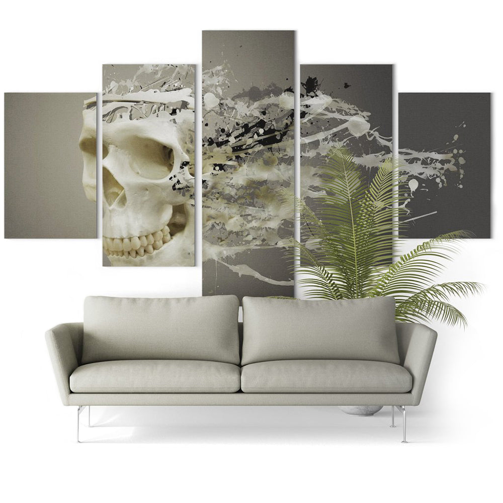 Konstnärlig Dödskalle Tavla