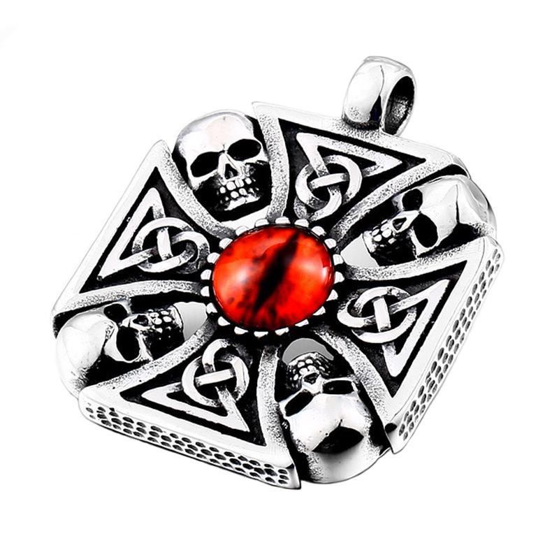 Malteserkors Smycke Stål