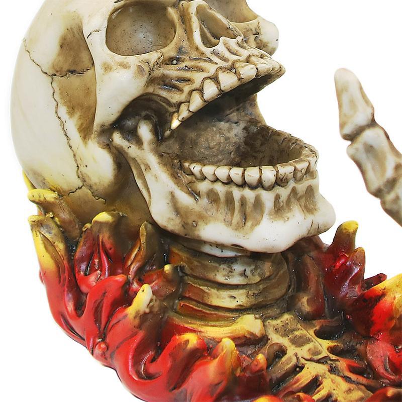 Dödskalle Hållare Vinflaska