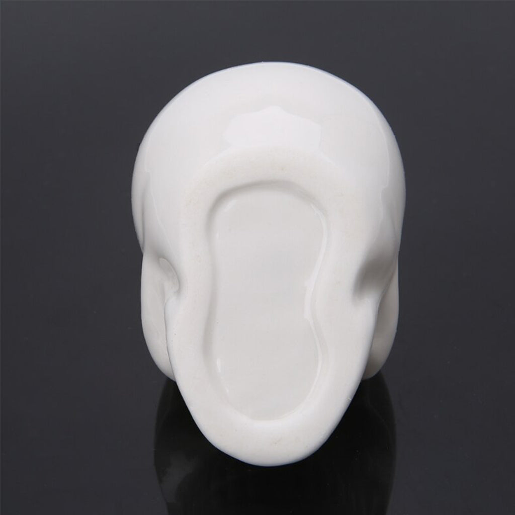 Keramisk Vit Dödskalle Kruka