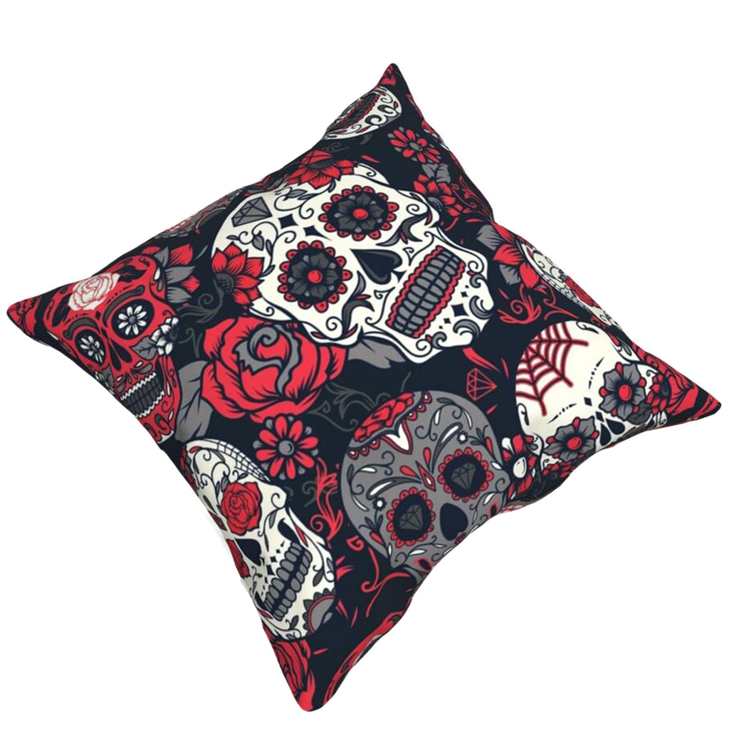 Kudde Med Sugar Skull Dödskallar