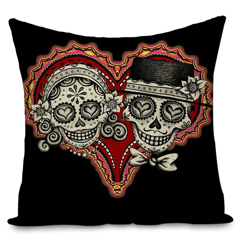 Kuddfodral Kära Mexikanska Dödskallar