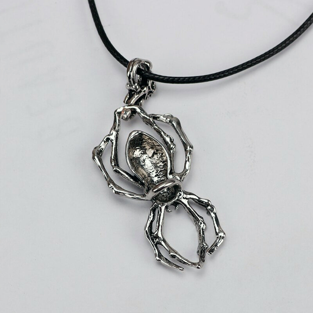 Halsband Med Dödskalle-Spindel