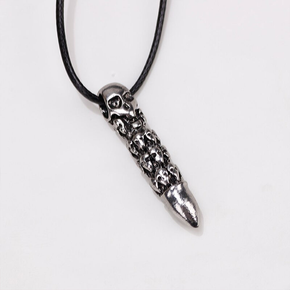 Halsband Med Patron Med Dödskallar