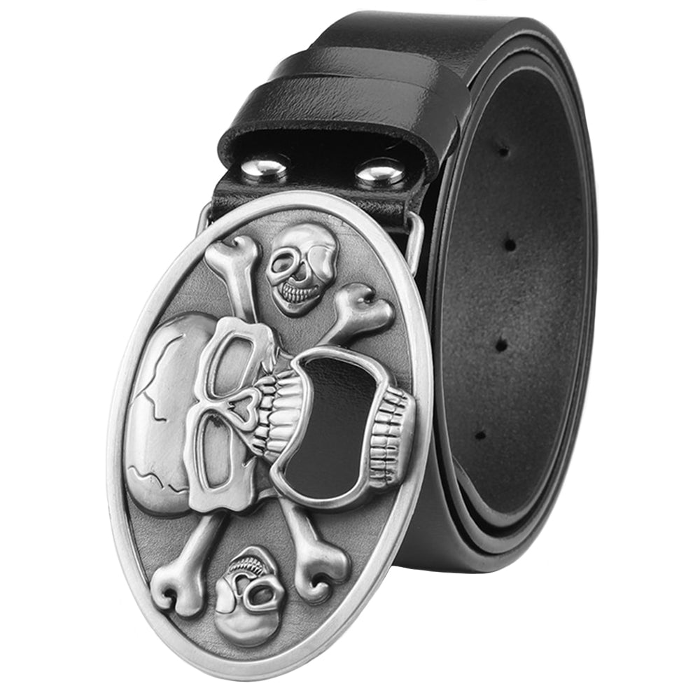 Bälte Svart Läder Med Flasköpnnare