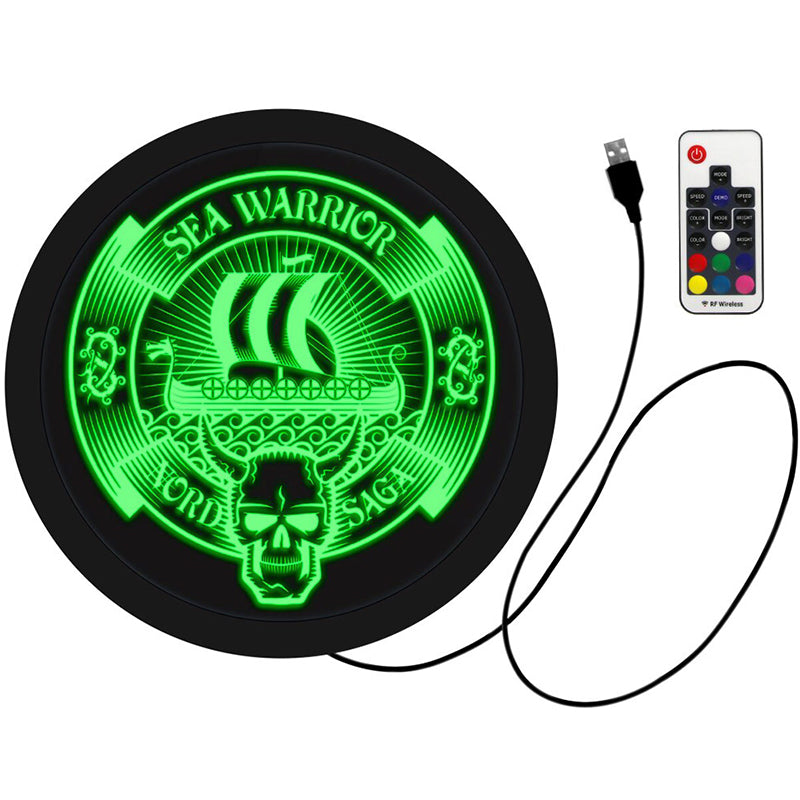 Lampa Viking Dödskalle