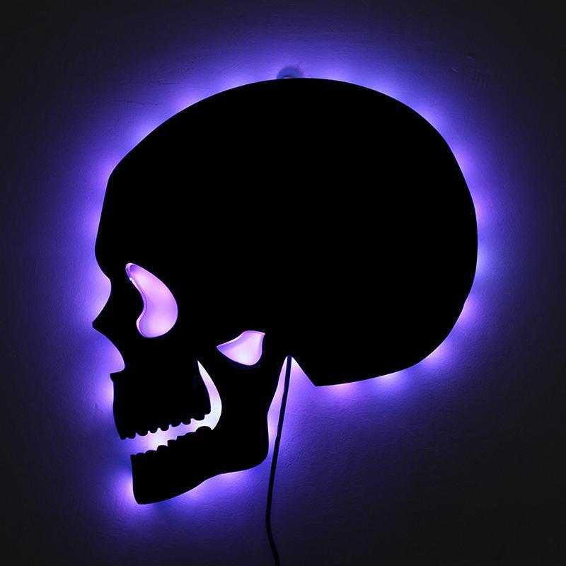 Spegel Dödskalle Lampa