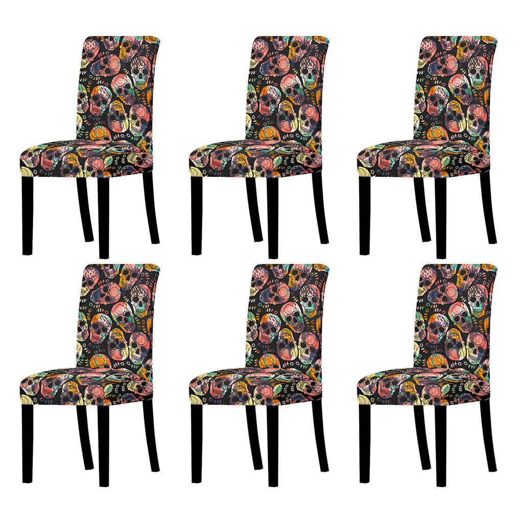 Lyxig Stolklädsel Med Dödskallar