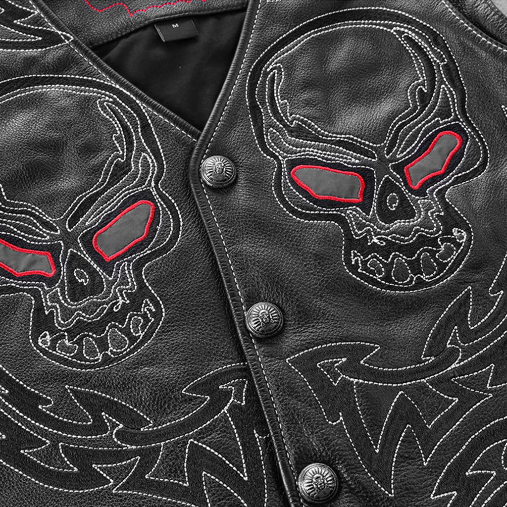 MC-Väst Med Dödskalle